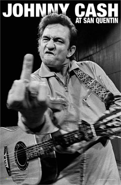 Johnny Cash - Finger Poster