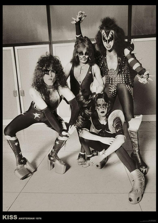 Kiss - Amsterdam 1976 Poster