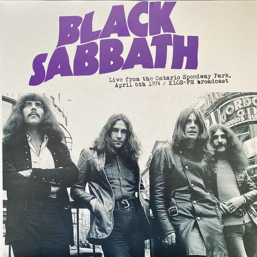 Black Sabbath - Live from Ontario Speedway 1974 LP