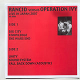 Rancid vs Operation Ivy - Live in Japan 2007 LP